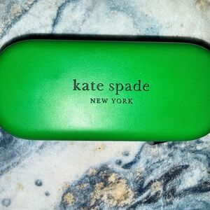 Kate Spade Bright Green Eyewear Case and 1. glasses